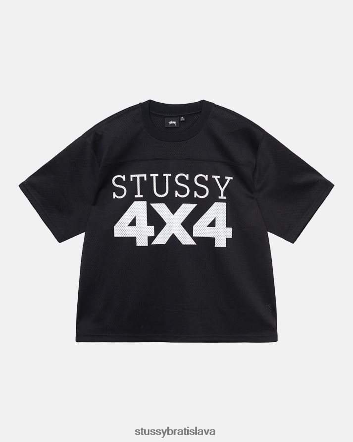 odpaliska čierna unisex STUSSY Futbalový dres 4x4 sieťoviny V6222Z513