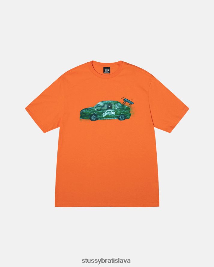 odpaliska koralový unisex STUSSY pretekárske tričko V6222Z23