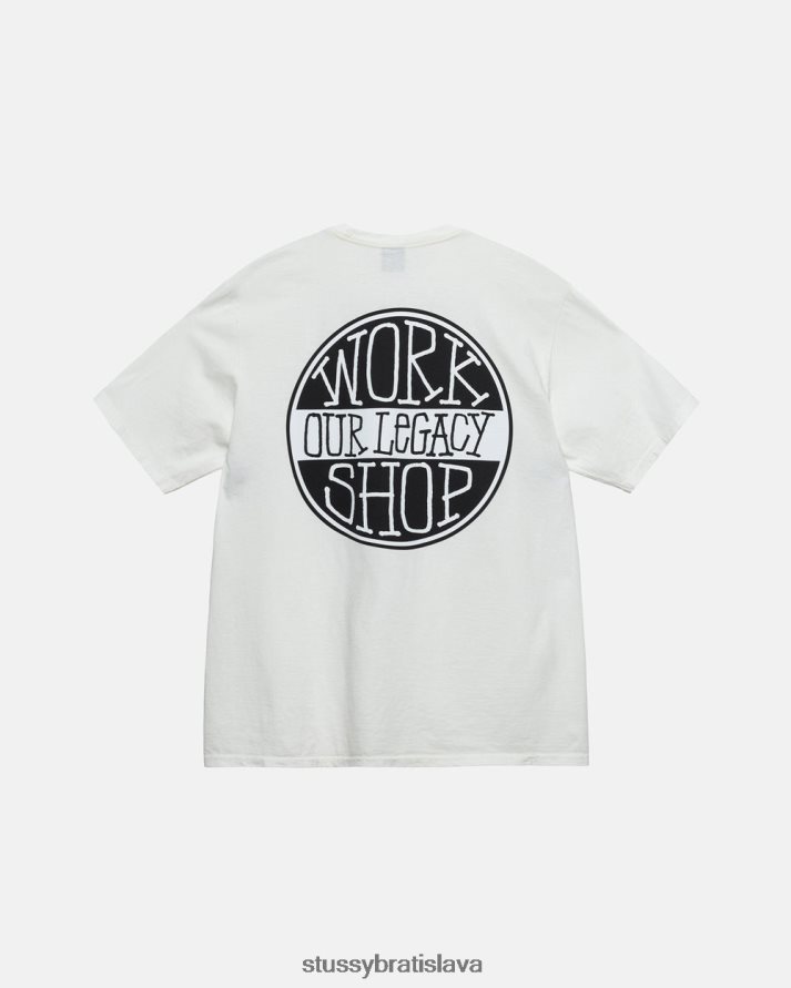 odpaliska prirodzené unisex STUSSY naše staré tričko farbené bodkovým pigmentom V6222Z28