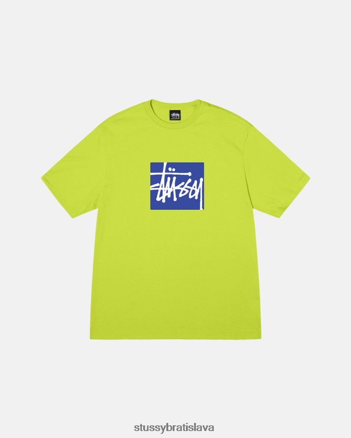 odpaliska vápno unisex STUSSY skladové krabicové tričko V6222Z11