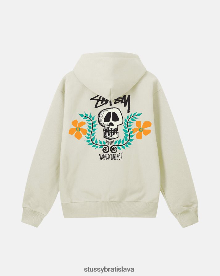 potí sa kameň unisex STUSSY mikina s kapucňou lebky V6222Z178