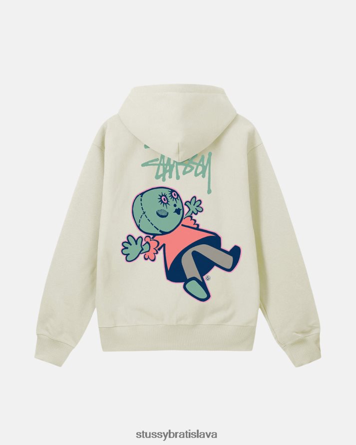 potí sa kameň unisex STUSSY mikina s kapucňou na zips V6222Z170