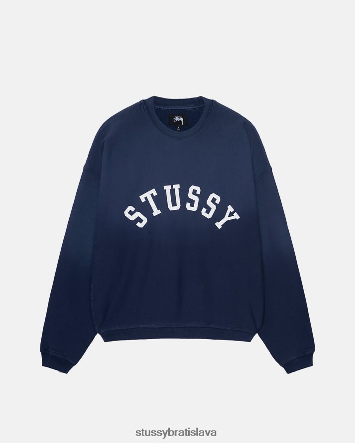 potí sa námorníctvo unisex STUSSY slnko vyblednuté nadrozmerná posádka V6222Z159