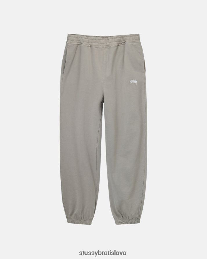 potí sa piesku unisex STUSSY prefarbené tepláky s logom akcií V6222Z155