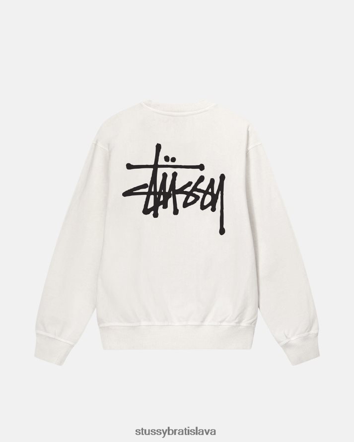 potí sa prirodzené unisex STUSSY základný pigment zafarbený osádka V6222Z185