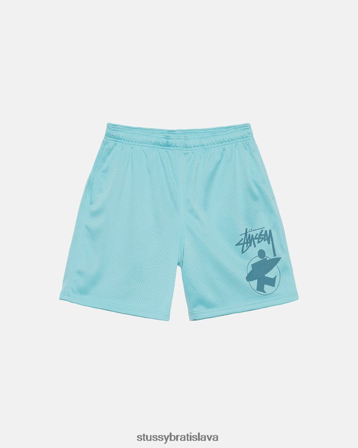 šortky aqua unisex STUSSY surfman oka krátka V6222Z295