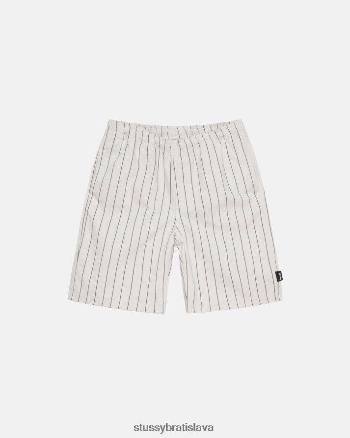 šortky kostený pruh s potlačou unisex STUSSY česaná pláž krátka V6222Z275