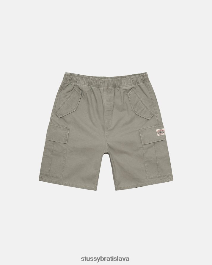 šortky olivový unisex STUSSY ripstop nákladná pláž krátka V6222Z272