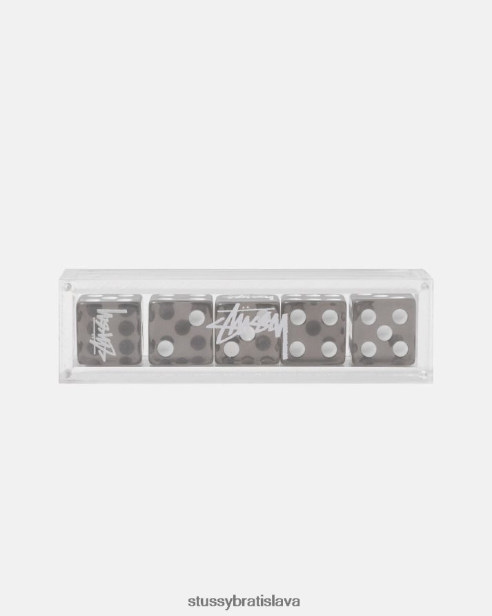 iní čierna unisex STUSSY súprava kociek V6222Z415