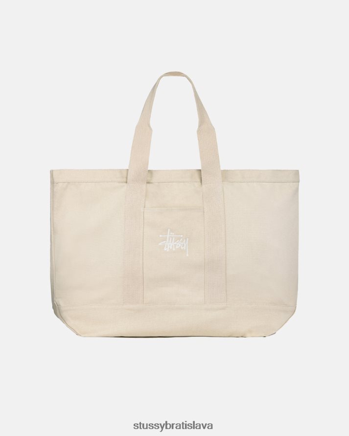 iní prirodzené unisex STUSSY plátenná extra veľká taška V6222Z440
