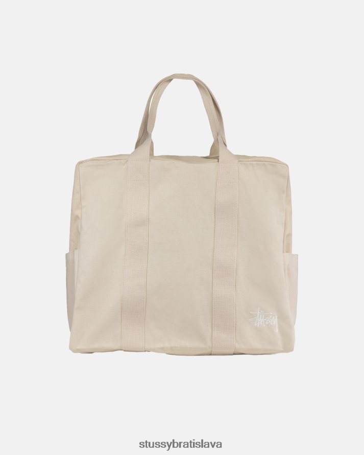 iní prirodzené unisex STUSSY plátenná letecká taška V6222Z441