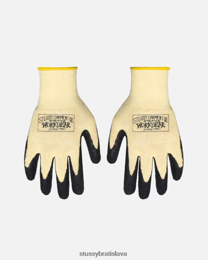 iní svetlo žltá unisex STUSSY pracovné rukavice V6222Z425