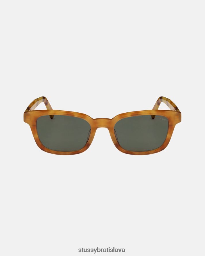 okuliare medová torta/tmavozelená unisex STUSSY owen slnečné okuliare V6222Z473