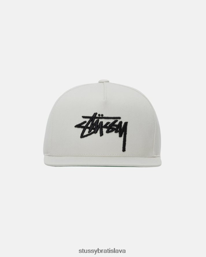 pokrývky hlavy biely unisex STUSSY veľký akciový bod korunový uzáver V6222Z412