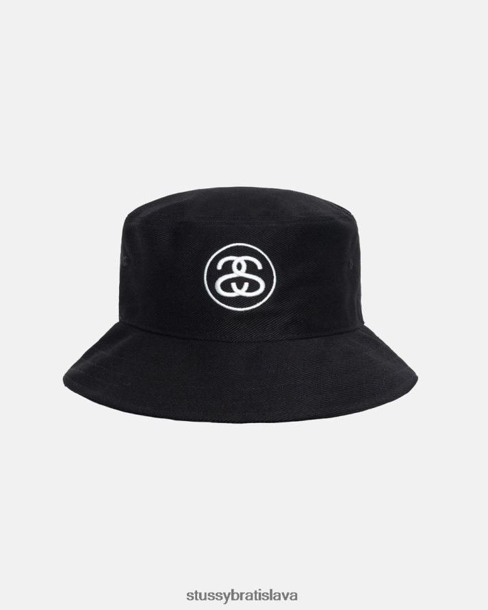 pokrývky hlavy čierna unisex STUSSY ss link deep bucket hat V6222Z493