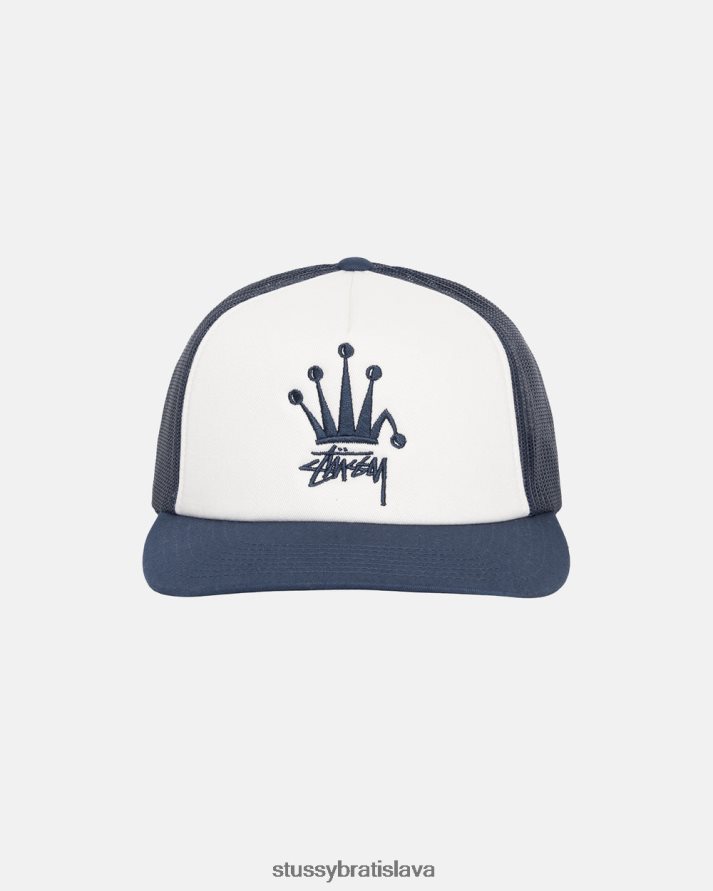 pokrývky hlavy námorníctvo unisex STUSSY korunový sklad trucker cap V6222Z368