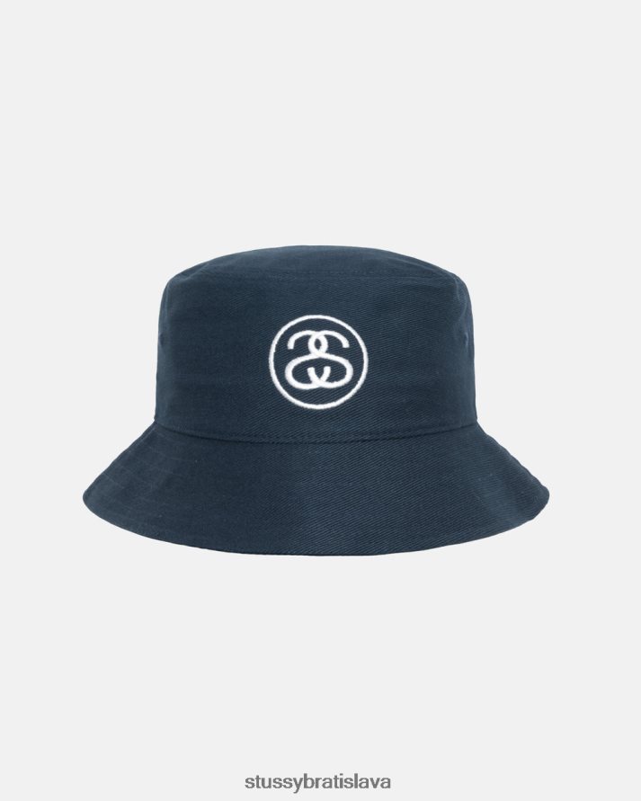 pokrývky hlavy námorníctvo unisex STUSSY ss link deep bucket hat V6222Z491