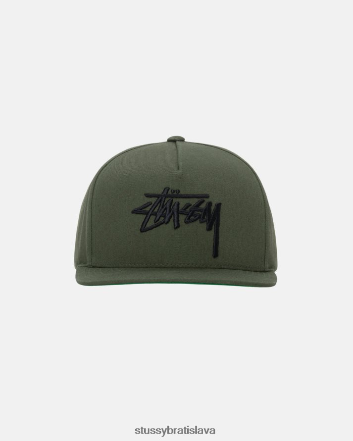 pokrývky hlavy svetlý olivový unisex STUSSY veľký akciový bod korunový uzáver V6222Z411
