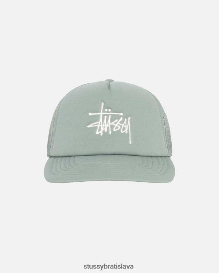 pokrývky hlavy svetlý olivový unisex STUSSY veľká základná kamiónová čiapka V6222Z375