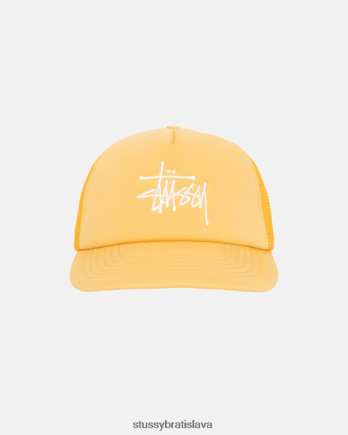 pokrývky hlavy zlato unisex STUSSY veľká základná kamiónová čiapka V6222Z377