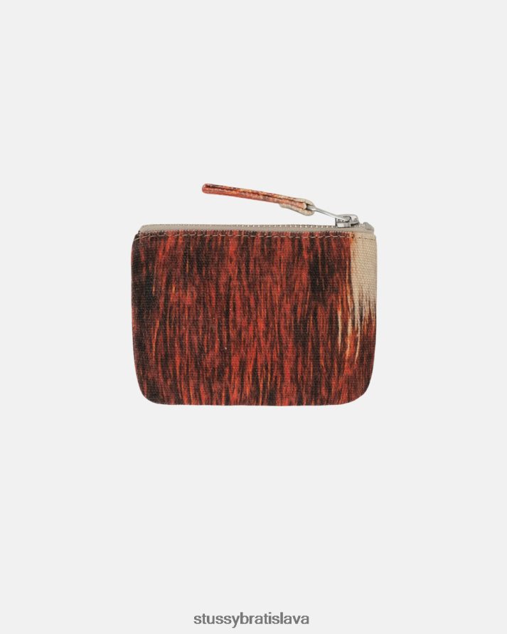 iní hovädzia koža unisex STUSSY plátené vrecko na mince V6222Z445