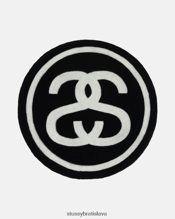 iní čierna biela unisex STUSSY ss - linkový koberec V6222Z426