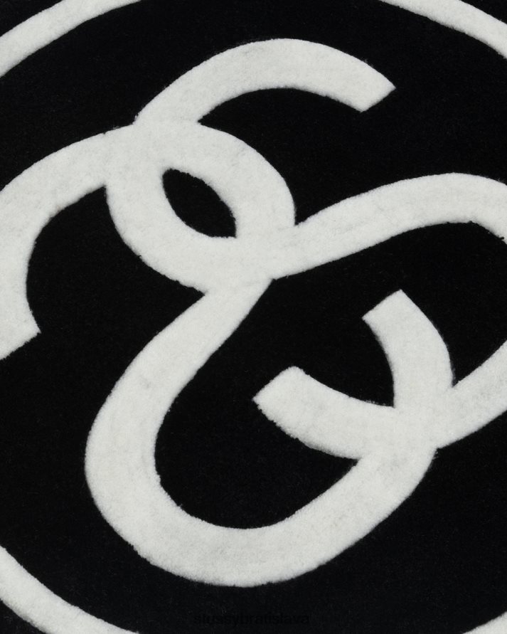 iní čierna biela unisex STUSSY ss - linkový koberec V6222Z426