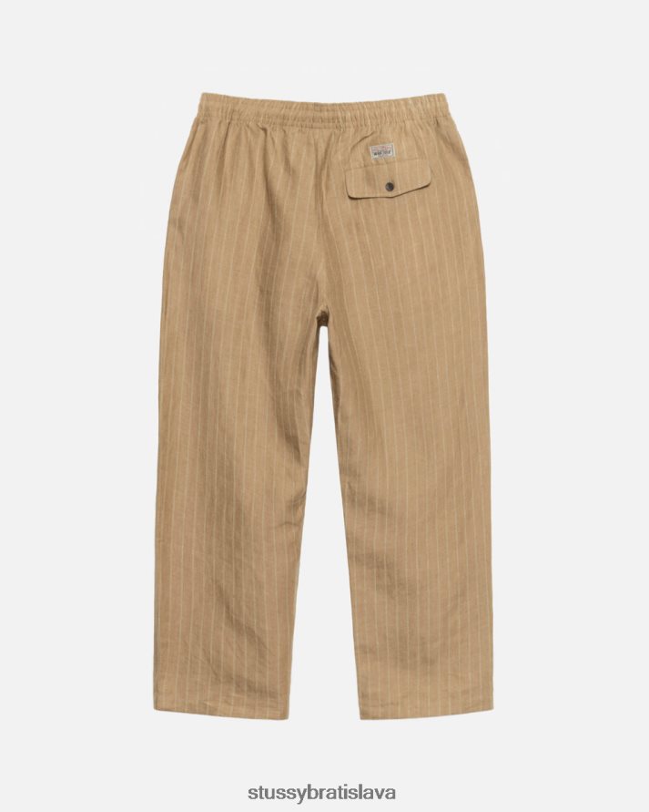 nohavice hnedá bielizeň unisex STUSSY naše staršie zmenšené nohavice z dielne V6222Z305