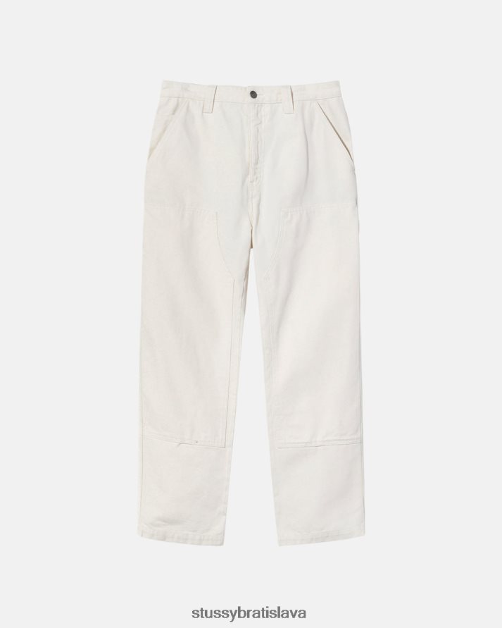 nohavice kosť unisex STUSSY plátenné pracovné nohavice V6222Z310