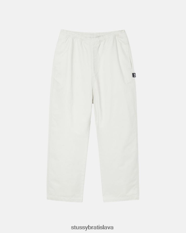 nohavice kosť unisex STUSSY česané plážové nohavice V6222Z319