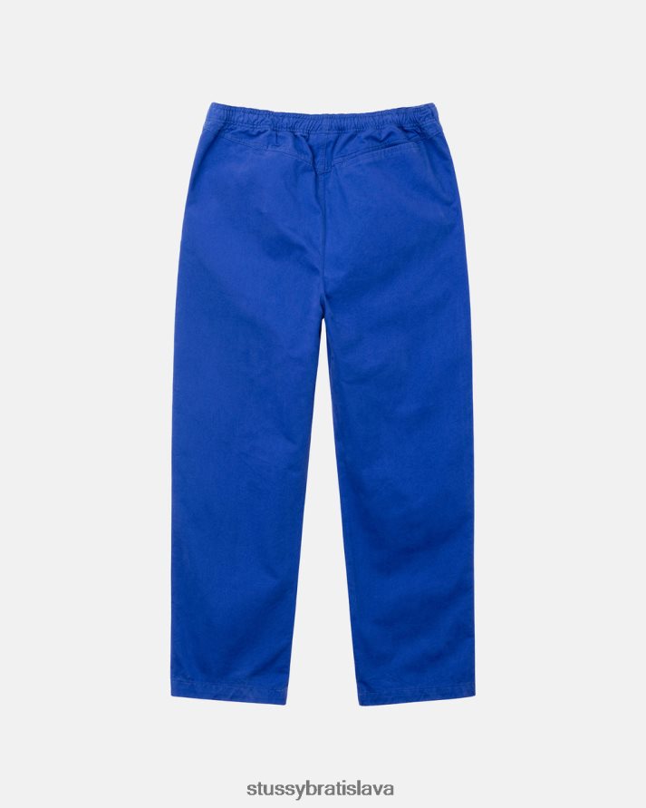 nohavice kráľovský unisex STUSSY česané plážové nohavice V6222Z317