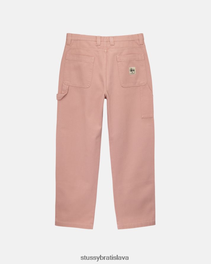 nohavice losos unisex STUSSY plátenné pracovné nohavice V6222Z311