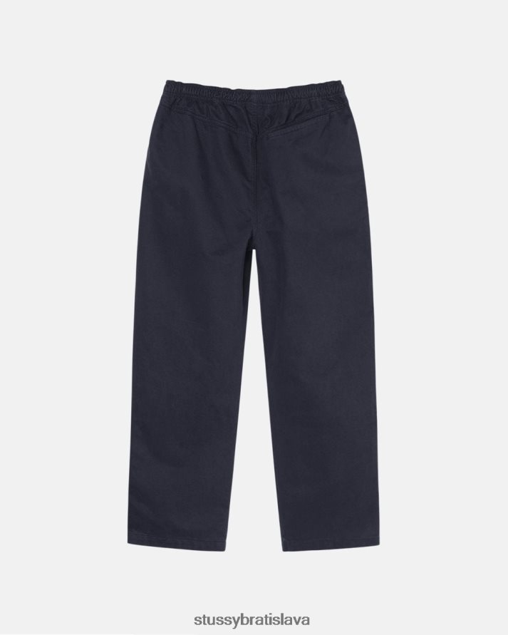 nohavice námorníctvo unisex STUSSY česané plážové nohavice V6222Z315