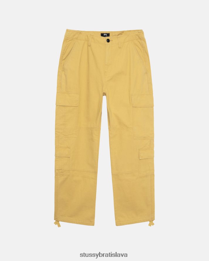 nohavice síra unisex STUSSY ripstop prebytočný náklad V6222Z345