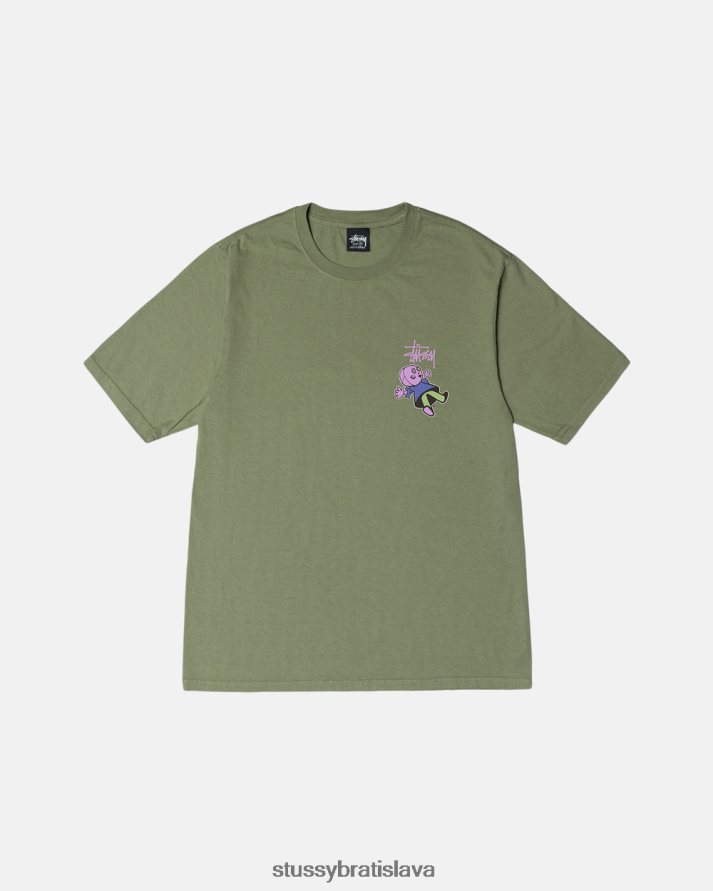 odpaliska artičoka unisex STUSSY tričko farbené pigmentom dollie V6222Z39