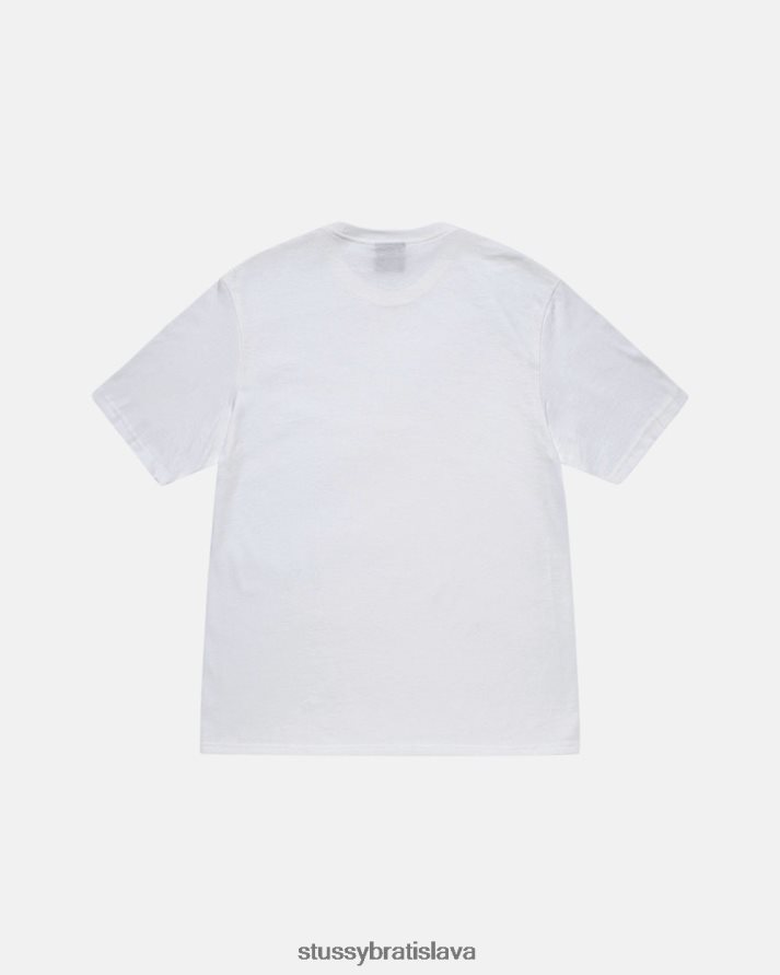 odpaliska biely unisex STUSSY lienka tričko V6222Z17