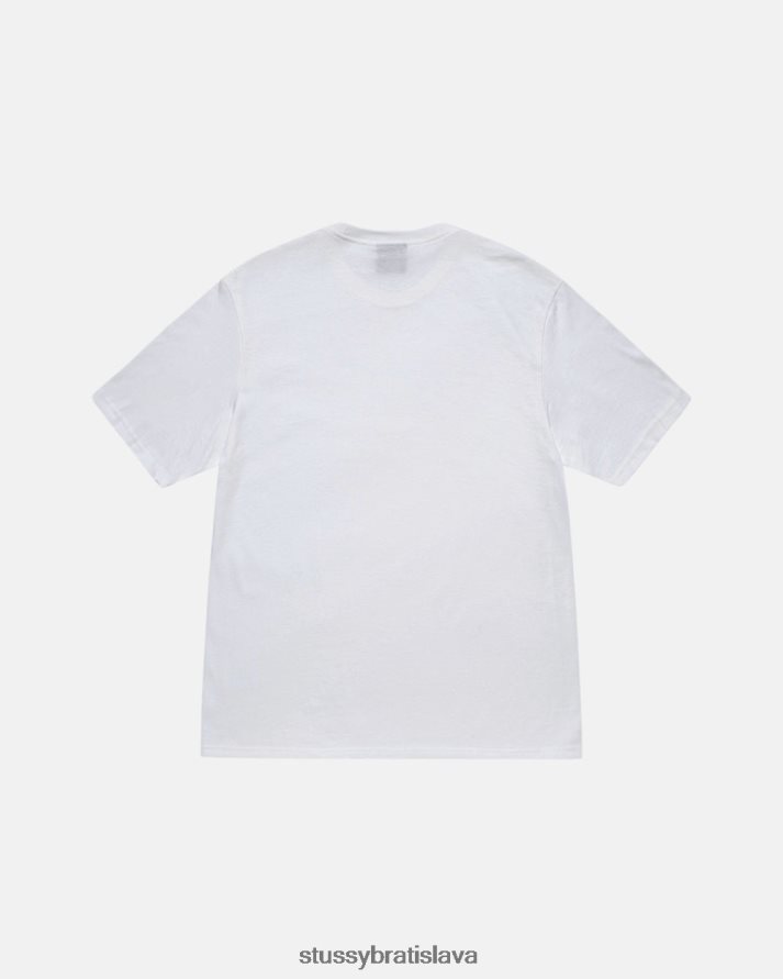 odpaliska biely unisex STUSSY pretekárske tričko V6222Z21
