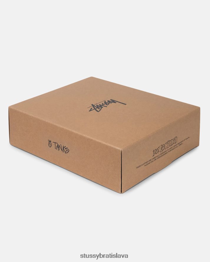 odpaliska biely unisex STUSSY rebrovaná nádrž - 3 bal V6222Z91