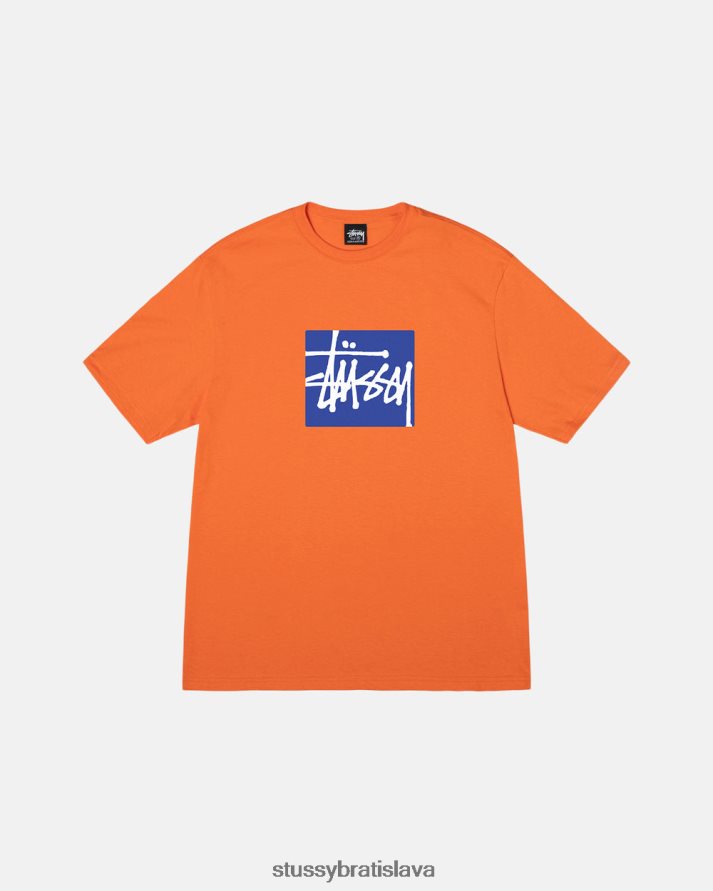 odpaliska koralový unisex STUSSY skladové krabicové tričko V6222Z12