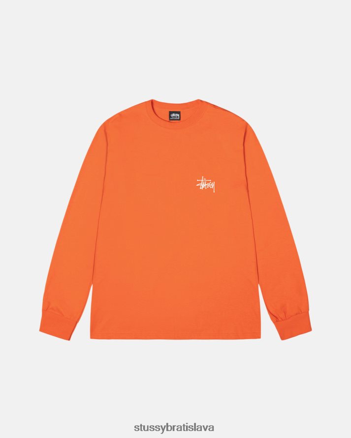 odpaliska koralový unisex STUSSY základné tričko V6222Z61
