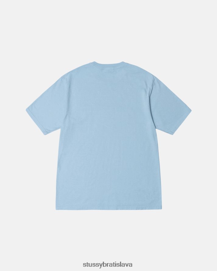 odpaliska modrá obloha unisex STUSSY S64 tričko farbené pigmentom V6222Z44