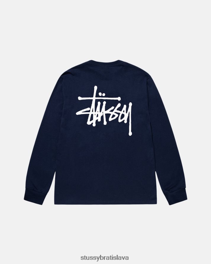odpaliska námorníctvo unisex STUSSY základné tričko V6222Z57