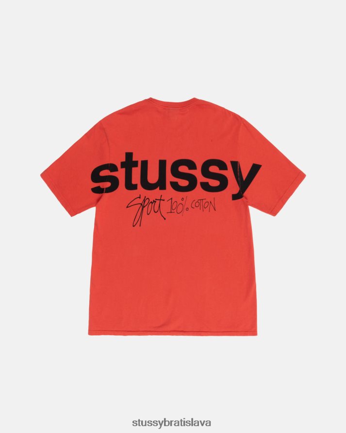 odpaliska paradajka unisex STUSSY Športové 100 pigmentované tričko V6222Z36