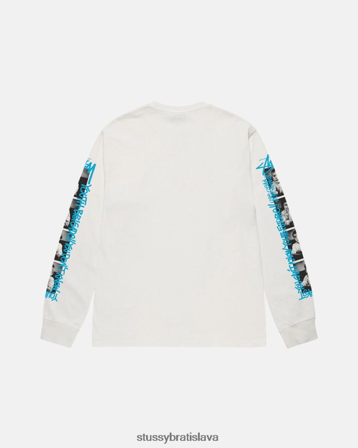 odpaliska prirodzené unisex STUSSY mládežnícke brigádne pigmentované ls tričko V6222Z52