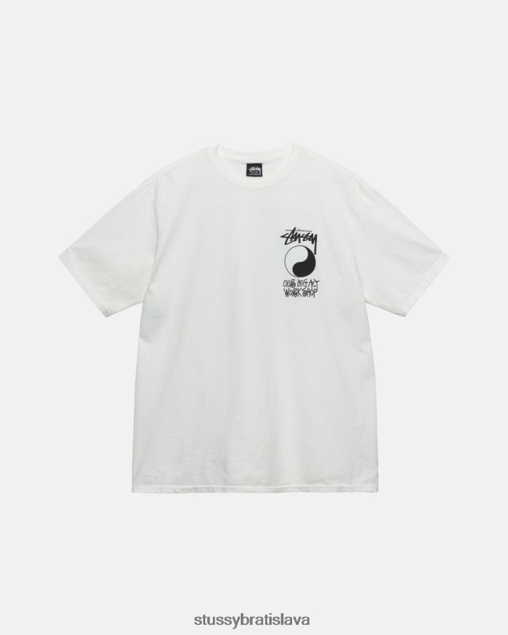 odpaliska prirodzené unisex STUSSY naše staré tričko zafarbené pigmentom V6222Z25