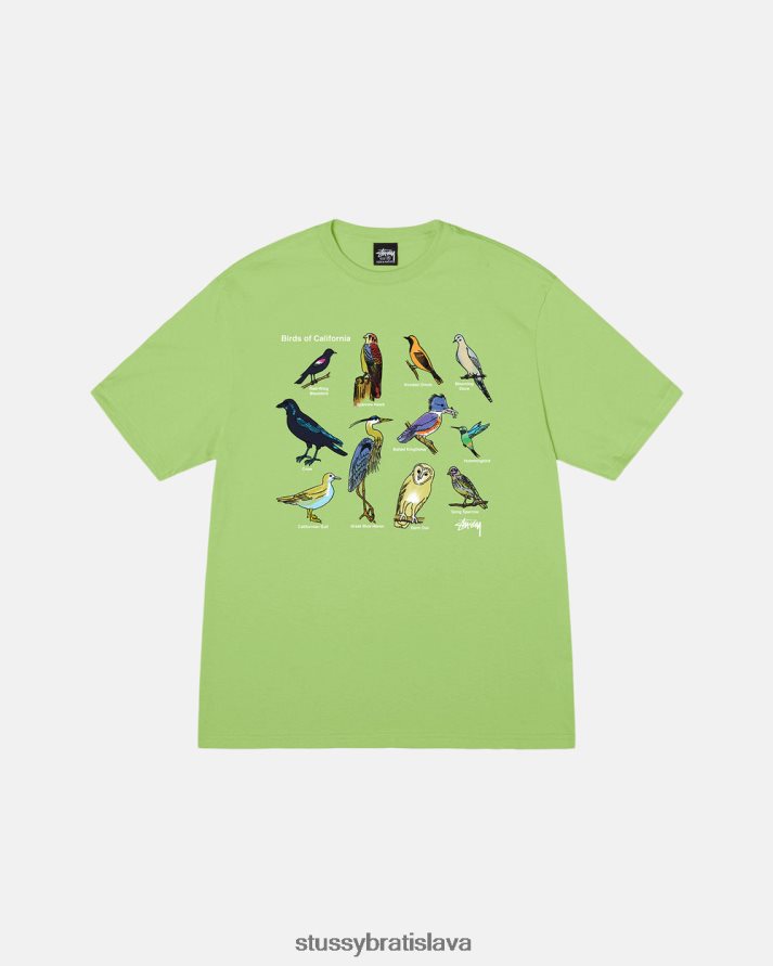 odpaliska čaj unisex STUSSY kalifornské tričko pre vtáky V6222Z15