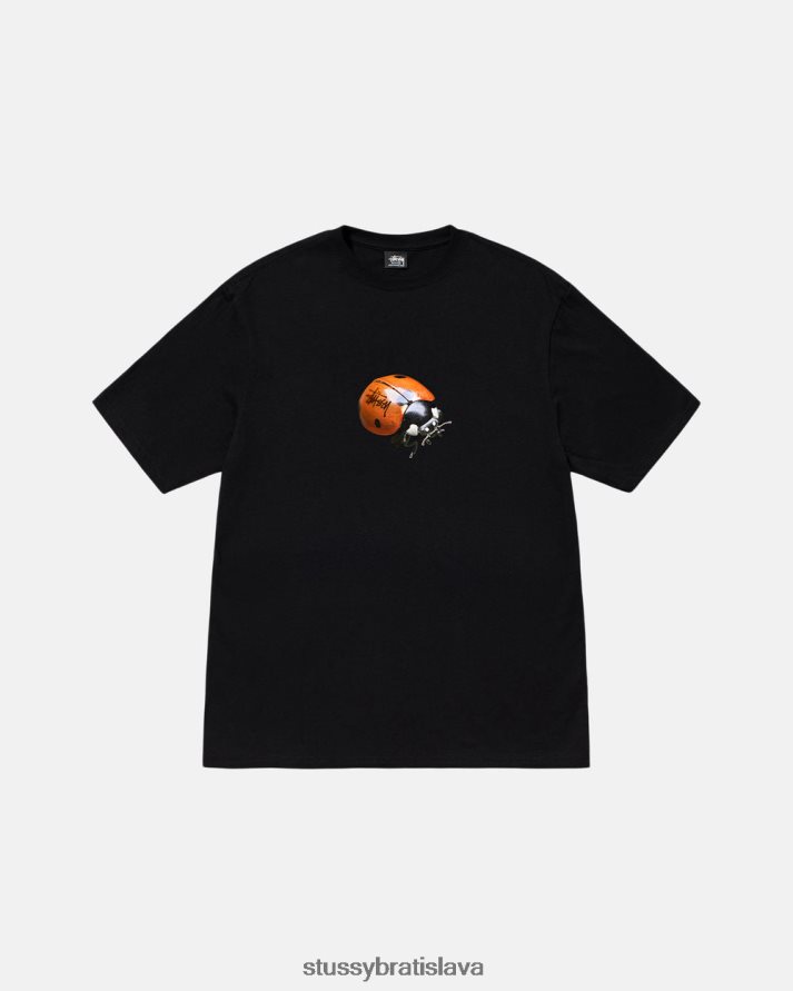 odpaliska čierna unisex STUSSY lienka tričko V6222Z16