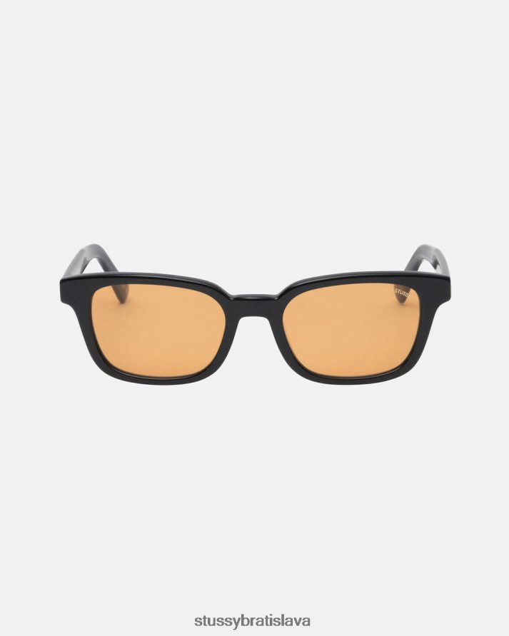 okuliare čierna/jantárová unisex STUSSY owen slnečné okuliare V6222Z476