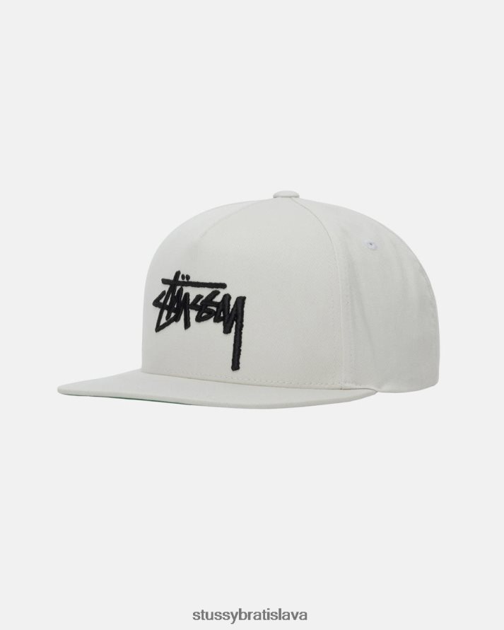 pokrývky hlavy biely unisex STUSSY veľký akciový bod korunový uzáver V6222Z412