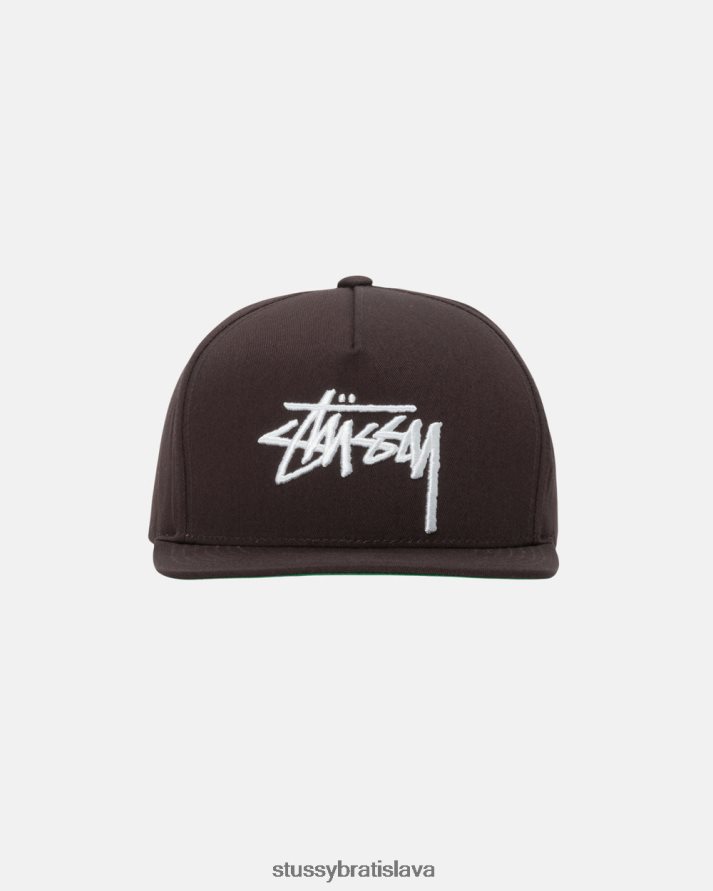 pokrývky hlavy hnedá unisex STUSSY veľký akciový bod korunový uzáver V6222Z406
